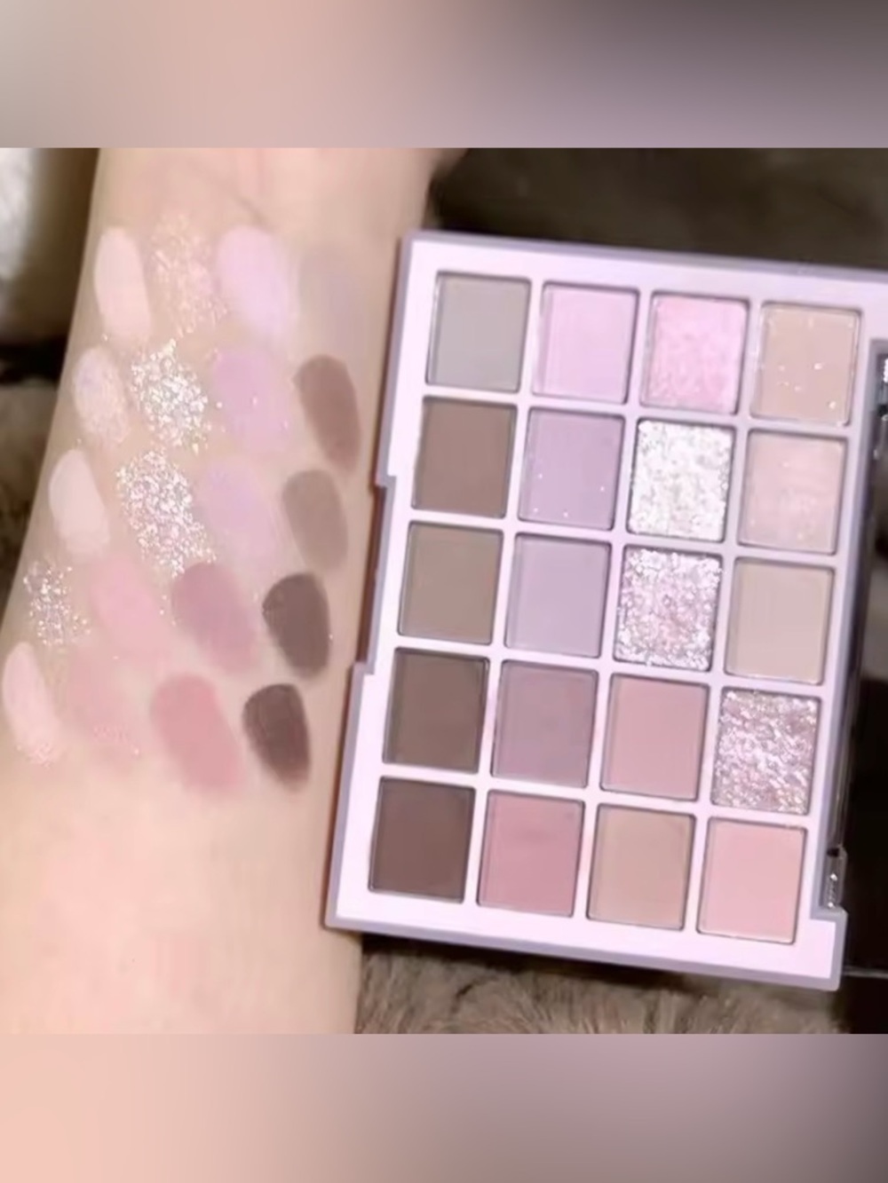 Target Pink & Neutral Eyeshadow Palette - Soft Pinks, Mauves, Browns